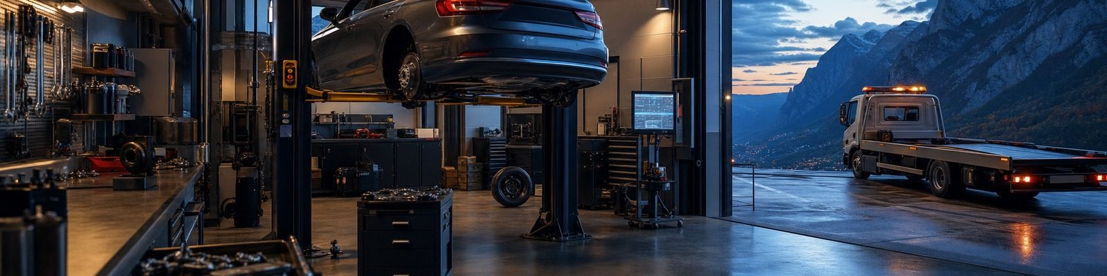 Garage automobile · Dépannage 24h/24 - Garage et Atelier du Rhône SA